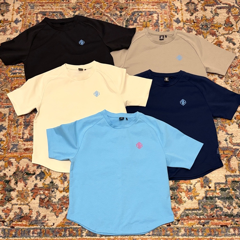 Baseball Lifestyle 101 Diamond Tech Tee Lot Sz Small + FREE Xmas shirt